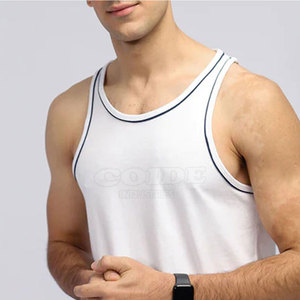 Séchage rapide hommes débardeur coton grande taille débardeur fabriqué de haute qualité débardeur pour hommes vêtements de Fitness - Product Image 5