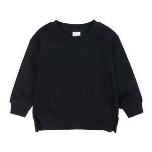 Sweat-shirt pour enfant, col roulé, manches longues, couleur unie, formel, automne, logo personnalisé - Product Image 2