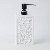 Distributeur de savon en résine produits de salle de bain bouteille de lotion conception personnalisée peut être utilisé dans la maison hôtel distributeur de savon bouteilles main
