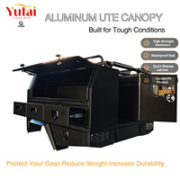 Auvent de camionnette robuste en aluminium avec boîtes à outils, tiroirs, porte-bagages de toit, auvent utilitaire pour pick-up 4x4, personnalisé OEM ODM