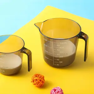 가정용 저울 캠핑 요리 새로운 커피 250ml 식품 용기 올인원 플라스틱 측정 컵