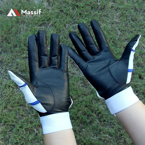 Gants de frappeur de baseball de softball en cuir de protection des mains respirants personnalisés à vendre - Product Image 3