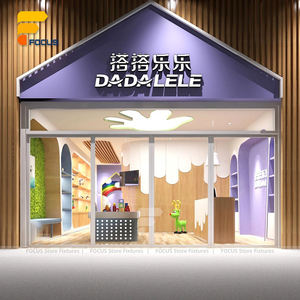 Muebles Coloridos para Pasillos de Preescolar, Almacenamiento de Pared Personalizado, Vitrina para Juguetes, <span class=keywords><strong>Centro</strong></span> de Aprendizaje Infantil, Accesorios de Juego para Interiores - Product Image 2