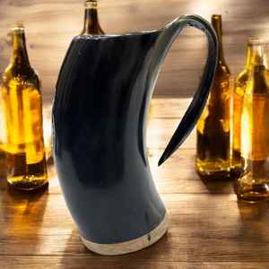 Taza de cuerno de búfalo hecha a mano Diseño natural Regalo perfecto para los entusiastas del café y el té Proveedor indio - Product Image 3