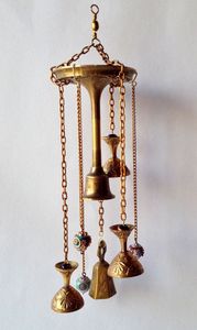 Carillon éolien en fer Nature Soul avec finition en fer rustique créant des sons terreux rappelant les brises de forêt douces et l'harmonie - Product Image 4