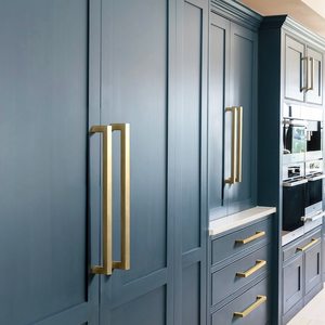 Tirador de Mueble Metálico Moderno con Acabado en Latón, Tirador de Cajón, Herraje para Puerta de Armario de Cocina, Tirador para Decoración de Muebles para el Hogar - Product Image 4