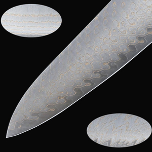 Cuchillo de cocina japonés profesional ultraafilado de acero damasco de cobre de primera calidad al por mayor cuchillo de Chef Tang Completo con mango G10 - Product Image 5