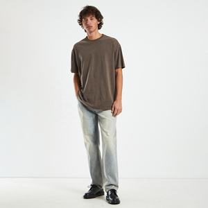 Camiseta de Manga Corta para Hombre, Cuello Redondo, Algodón Grueso, Personalizable, para Fitness y Jogging, 220GSM - Product Image 2