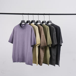 Camiseta de Hombre AGNII INDUSTRY 2024 al por Mayor, de Alta Calidad, Estilo Urbano, Corte Cuadrado, 100% Algodón, 230g, Efecto Desgastado por el Sol - Product Image 5