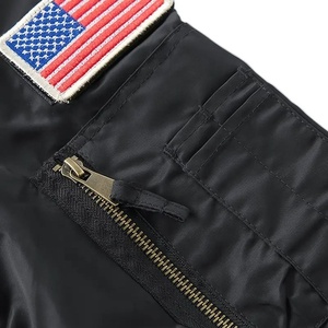 Nouveauté Veste bomber en satin pour homme de qualité supérieure Vente en gros Veste coupe-vent d'hiver sur mesure Tailles grandes Vestes bomber pour homme - Product Image 3