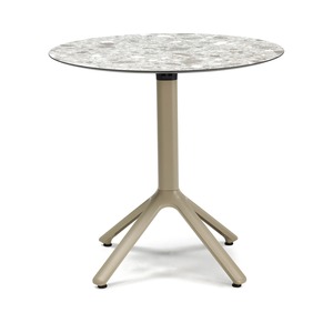 Die-Cast Aluminium Tilting <b>Table</b> Base Height 73 cm with Handle, 4 <b>Adjustable</b> Feet, for Outdoor Cafe Restaurant <b>Tables</b> - Product Image 4