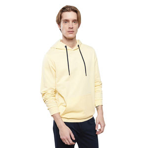 Sweats à capuche pour hommes, logo personnalisé en relief, style streetwear, polaire d'hiver uni, col à capuche, sweats à capuche pour hommes, service OEM, vente en gros - Product Image 1