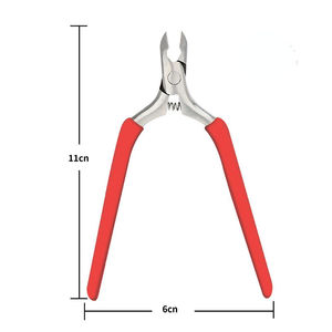 ANAAIF Pince à cuticules en acier inoxydable avec lame incurvée et couvercle de poignée en plastique Facile à utiliser avec logo laser pour les orteils - Product Image 6