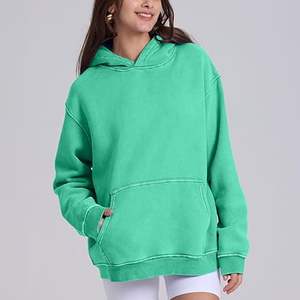 เสื้อฮู้ดลายกรดซักได้สำหรับผู้ชายผ้าฟลีซผ้าฝ้าย100% แห้งเร็วเป็นมิตรต่อสิ่งแวดล้อมระบายอากาศ - Product Image 6