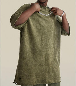 New Arrival Men's Vintage Acid Washed Cotton T-<b>Shirts</b> All Print Men's T-<b>shirts</b> - Product Image 2