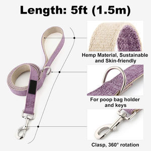 Lavender <b>Dog</b> <b>Collars</b> Elegant Design Durable Material Adjustable Strap Lightweight Comfortable Perfect for Fashionable Pets - Product Image 5