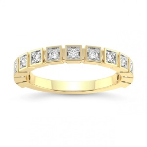 Bague moderne et unique en diamant de laboratoire 0,25 ct TW, or massif 14 carats, couleur FG, clarté VS, 13 diamants de qualité supérieure, nouvelle arrivée - Product Image 2