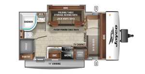 Jayco Jay F-e-a-t-h-e-r M-i-c-r-o 166F-B-S d'occasion 2021 - Product Image 2