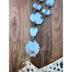 Collier Shawn Cayatineto en turquoise et pierres multicolores avec motif goutte d'eau pour cadeau, en argent sterling - Product Image 5