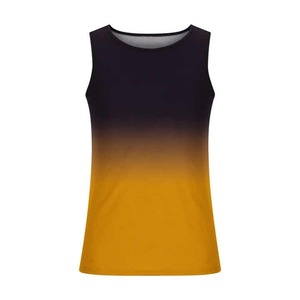 Camisetas sin mangas atléticas personalizadas para hombre para culturismo transpirable entrenamiento gimnasio Stringer diseño de punto informal - Product Image 6
