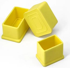 48x48mm Yellow Silicone Rubber Round Pipe Cover for <b>Automotive</b> Good Shock Resistance 'Round Face Model' From Thailand - Product Image 4