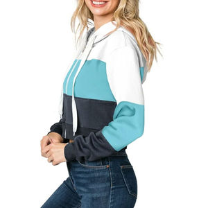 2025 venta al por mayor ropa de calle sudaderas con capucha mujer pulóver Otoño Invierno manga larga Mujer recortada Sudadera con capucha para mujer OEM personalizado - Product Image 5
