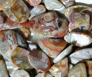 Agate Crazy Lace naturelle, cabochon, pierre précieuse polie, haute qualité, fabrication artisanale, pierres précieuses en vrac, beaucoup de pierres précieuses - Product Image 1