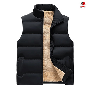 Gilet matelassé décontracté Ryan Pro Gear, gilet matelassé ajusté, gilet matelassé zippé, gilet pour temps froid, gilet d'hiver durable - Product Image 2