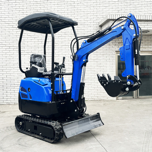 Mini-excavatrice sur chenilles compacte, petite machine à creuser pour l'aménagement paysager agricole - Product Image 5