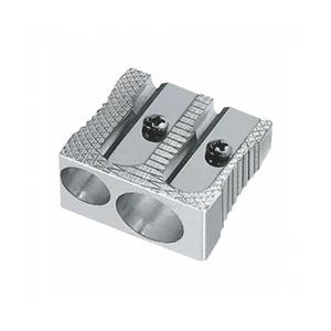 Taille-crayon double en métal économique - Product Image 4