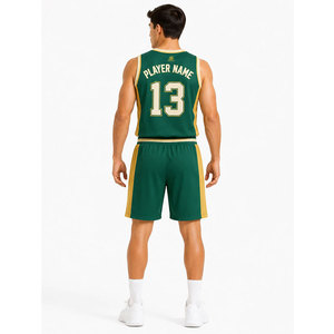 Vente directe d'usine, uniforme de basket-ball en gros, logo imprimé personnalisé de haute qualité, nom, taille adulte, 100% polyester - Product Image 5