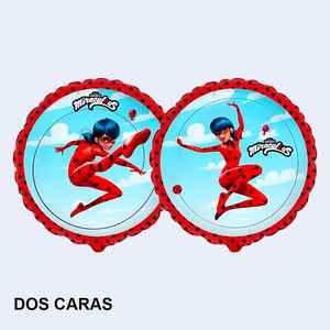 Ballon en aluminium Miraculous Ladybug 45 cm, décoration de fête, lot de 2 - Product Image 2