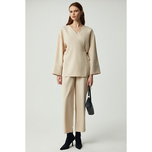 ETHIQUET Salvia Women's <b>Wrap</b> Kapama Tie Modal Two-Piece Set - Product Image 5