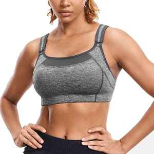 Sujetador Deportivo Acolchado de Alta Sujeción con Tirantes Ajustables para Mujer, Venta al por Mayor, Transpirable, para Yoga, Fitness, Running, Gimnasio, Ropa Deportiva - Product Image 1
