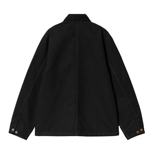 Veste en toile vintage personnalisée, style workwear hiver, en toile cirée de coton, pour homme. - Product Image 2