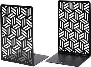 Sujetalibros de metal de aspecto antiguo sofisticado diseñado para mostrar el encanto atemporal mientras mantiene los libros organizados y seguros - Product Image 5