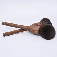 Ensemble de pinceaux de maquillage Dongshen de haute qualité, 5 pièces, poils synthétiques, manche en bois, pour un usage quotidien