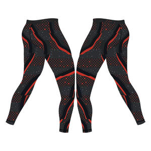 Wholesale Custom Logo <b>Mens</b> <b>Compression</b> Tights 3D Sublimation Printing Sports <b>Leggings</b> Bulk - Product Image 5