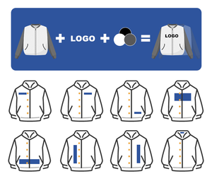 Sweat à capuche à épaules tombantes avec impression numérique sur soie personnalisée pour homme, en coton French Terry, streetwear, vêtements d'hiver, brodé - Product Image 4