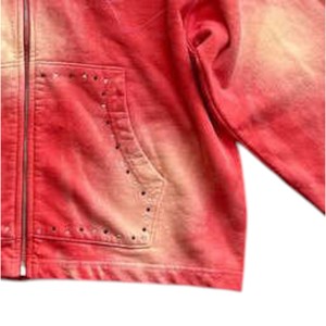 One Apex Chándal OEM Vintage Lavado Heavyweight Pantalones de chándal Sudadera con capucha Conjuntos Logotipo personalizado Hombres Bordado Rhinestone Chándales - Product Image 5