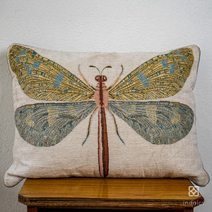 High Quality Polycotton Jacquard <b>Cushions</b> Soft Durable Bulk Supply with Custom Logo Option Luxury for Home Hotel Hospital Use - Product Image 3