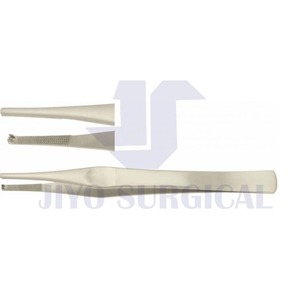 Pinzas quirúrgicas Pinzas médicas de algodón Pinzas dentadas de acero inoxidable LANE Fórceps CE 15/16 cm - Product Image 6
