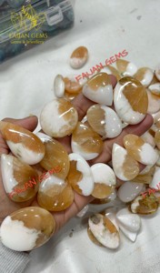 Haute Qualité Rose Scolecite Cabochon Cristal Naturel Quartz Sept Chakra Spirituel Reiki Brut En Gros En Vrac Pierres Précieuses En Vrac - Product Image 3