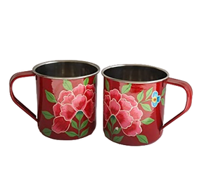 Tasses blanches faites à la main au design moderne, haute qualité, utilisation élégante pour la cuisine à domicile, prix de gros, peintes à la main pour le service des aliments - Product Image 4