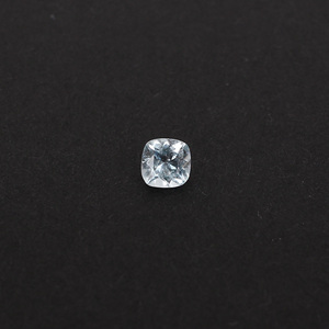 Aguamarina brasileña natural 4x4mm corte de cojín 0,25 Cts piedra preciosa para hacer joyas - Product Image 2