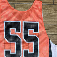 Pinnies de crosse réversibles personnalisés de haute qualité, vêtements de sport de couleur unie