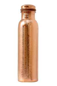 Juego de Botellas de Agua de Cobre Puro Hechas a Mano con 2 Vasos de 1000 ml, Recipiente de Cobre Ayurvédico a Prueba de Fugas, Botella de Yoga con Impresión Fractal de Lujo - Product Image 3