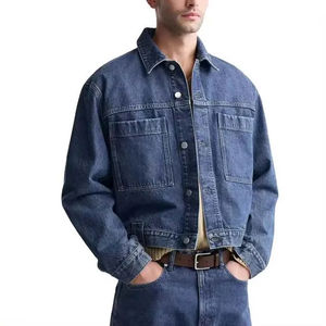 Chaquetas de Mezclilla de Invierno de Alta Calidad para Hombre, Tallas Grandes, con Bolsillos con Botones, Capucha, Transpirables y Cómodas - Product Image 1