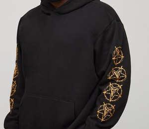 เสื้อมีฮู้ดสำหรับผู้ชายผ้าฝ้าย100% น้ำหนักมาก500gsm พิมพ์ลายสกรีนแนวสตรีทแวร์แนวสตรีทวินเทจ - Product Image 5