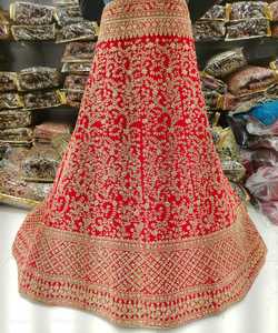 Derniers vêtements de soirée indiens pour femmes Lahenga Ladies Wear Wedding Wear Broderie Stone Work Choli Blouse Dupatta Lahnega Ethnic - Product Image 3